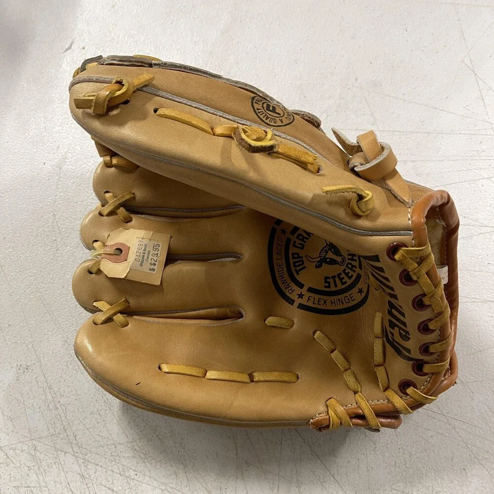 Vintage Franklin Baseball Glove Mens 11 Brown Leather Top Grain Steerhide